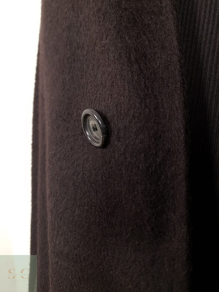 Abrigo Hombre Regent lana Marron Oscuro Talla XXXL 3