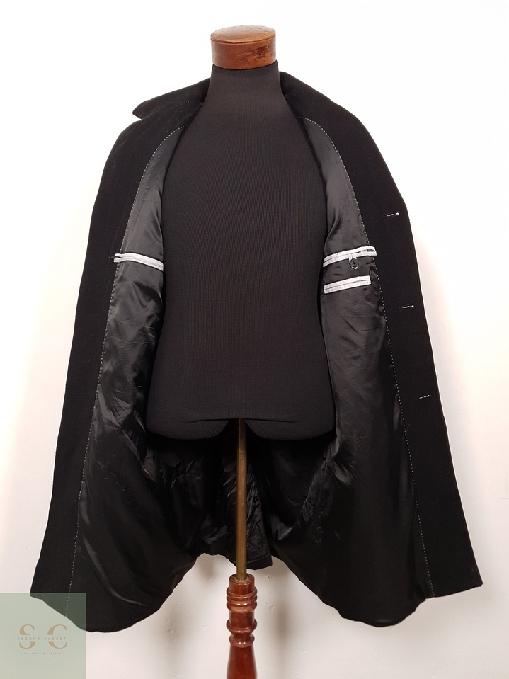 Abrigo Hombre Johann Popken 50 lana Negro Talla L 5