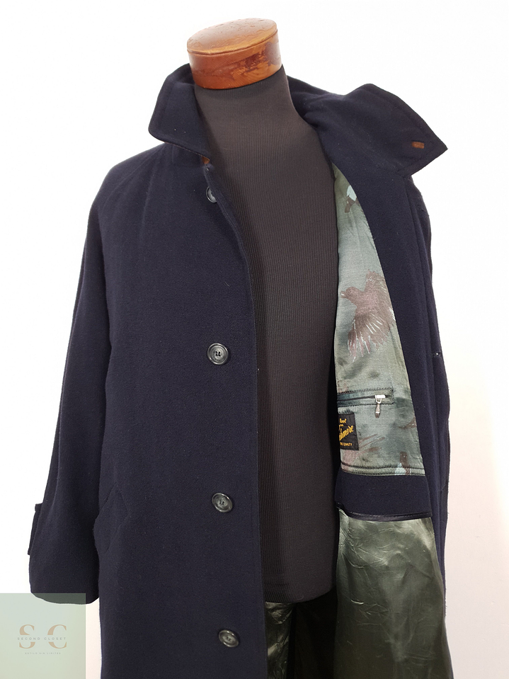 Abrigo Hombre Dickhoff wool cashmere Azul Talla XXL 3