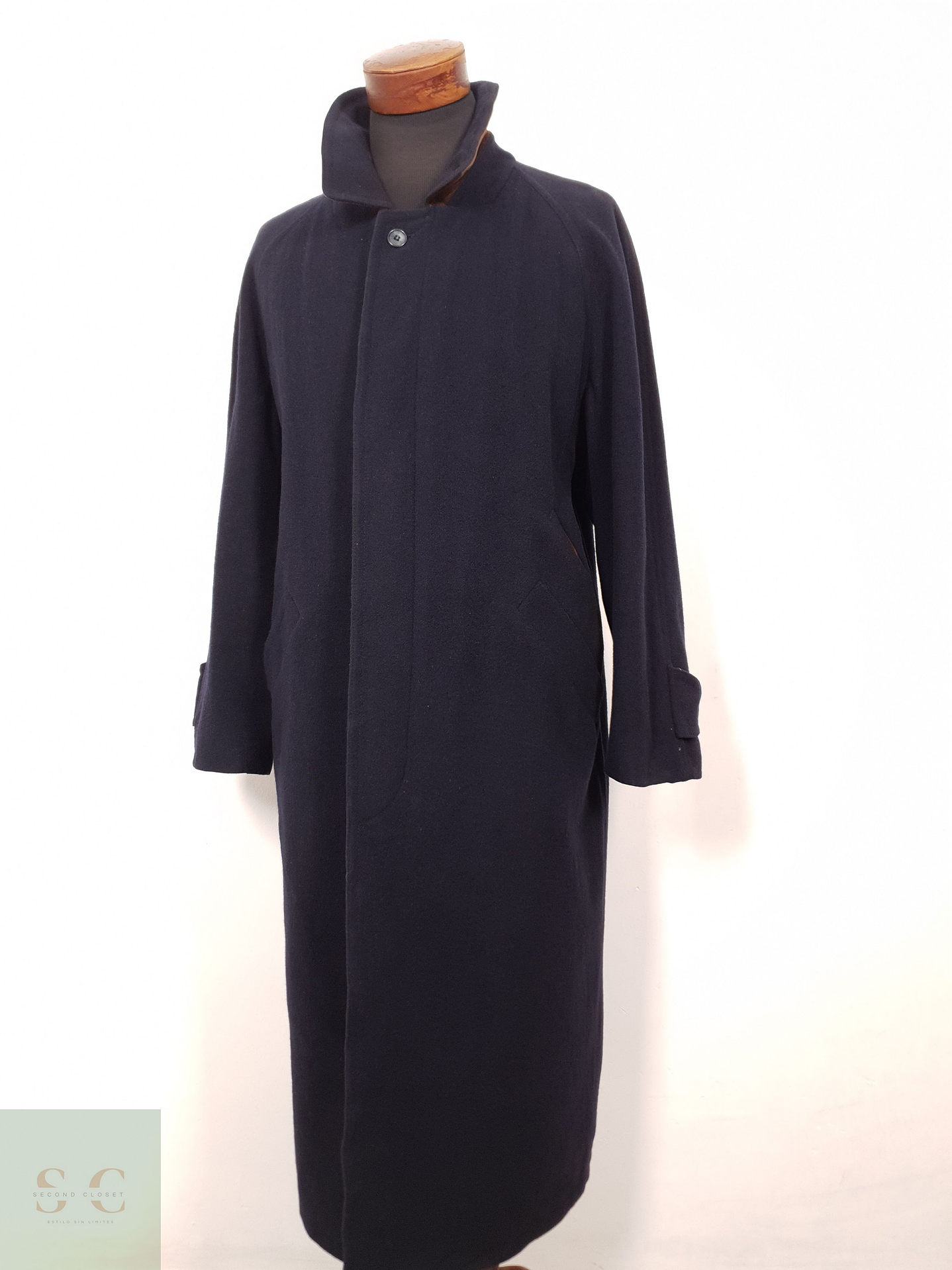 Abrigo Hombre Dickhoff wool cashmere Azul Talla XXL 1