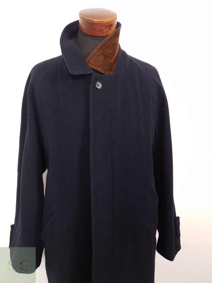 Abrigo Hombre Dickhoff wool cashmere Azul Talla XXL 5