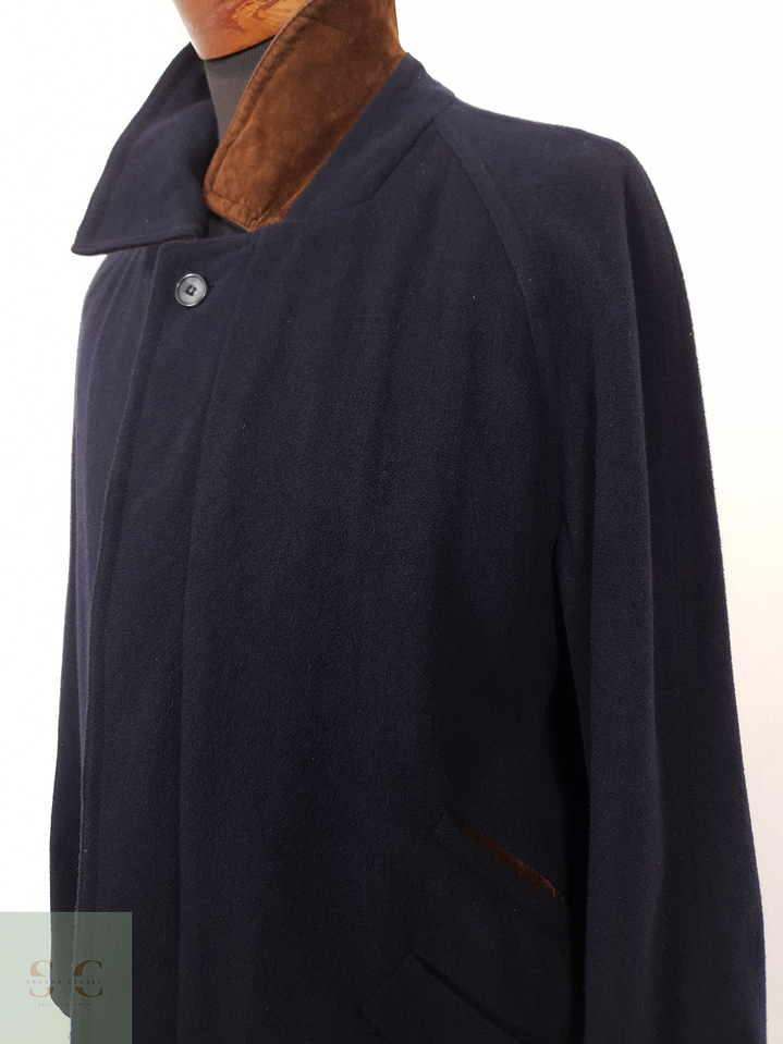 Abrigo Hombre Dickhoff wool cashmere Azul Talla XXL 11