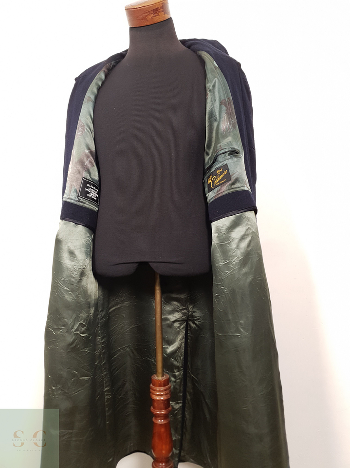 Abrigo Hombre Dickhoff wool cashmere Azul Talla XXL 12