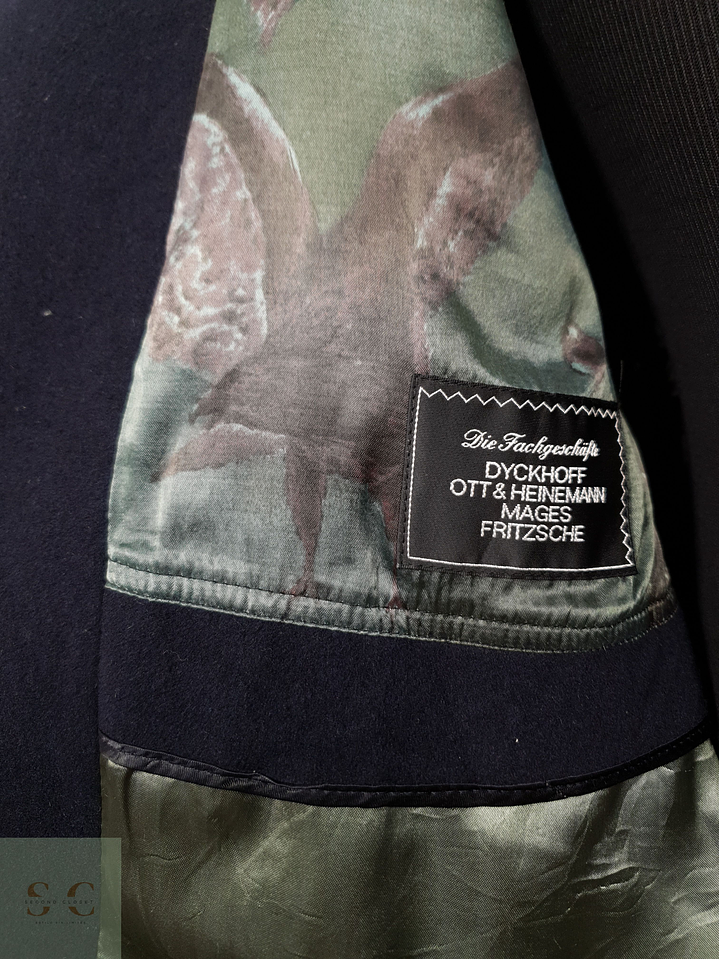 Abrigo Hombre Dickhoff wool cashmere Azul Talla XXL 14