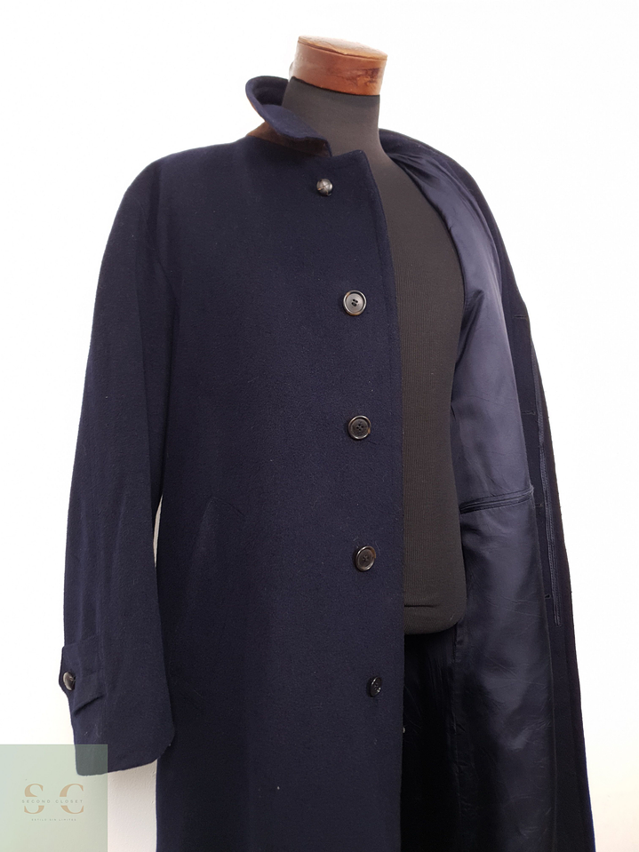 Abrigo Hombre Bugatti loden lana Azul Talla XXL 1