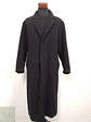 Abrigo Hombre Vintage lana virgen Plomo largo Talla XXL - Miniatura 4