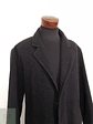 Abrigo Hombre Vintage lana virgen Plomo largo Talla XXL - Miniatura 5