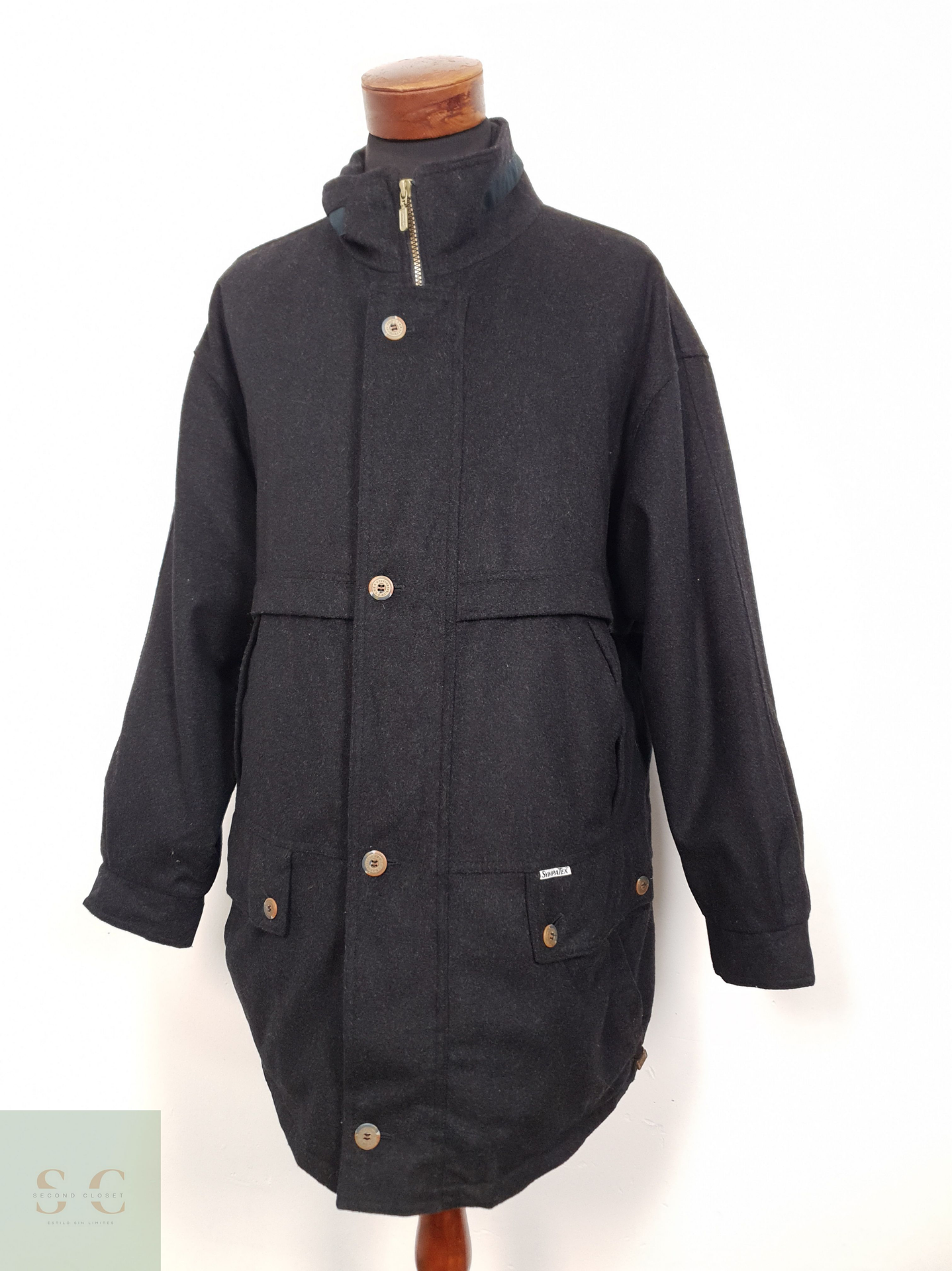 Chaqueton Hombre Jupiter 70 lana Sympatex plomo Talla XXXXL 2