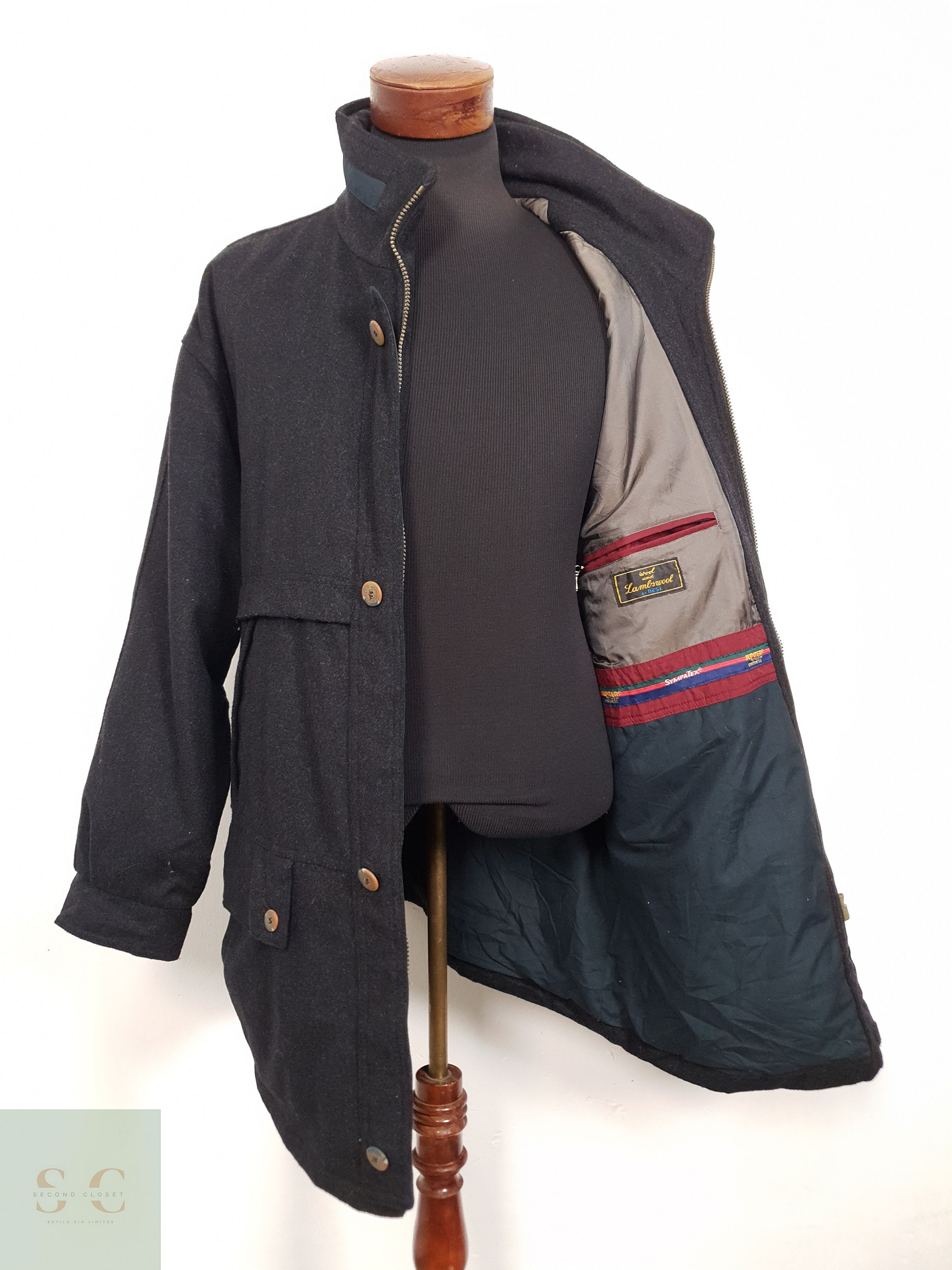 Chaqueton Hombre Jupiter 70 lana Sympatex plomo Talla XXXXL 4