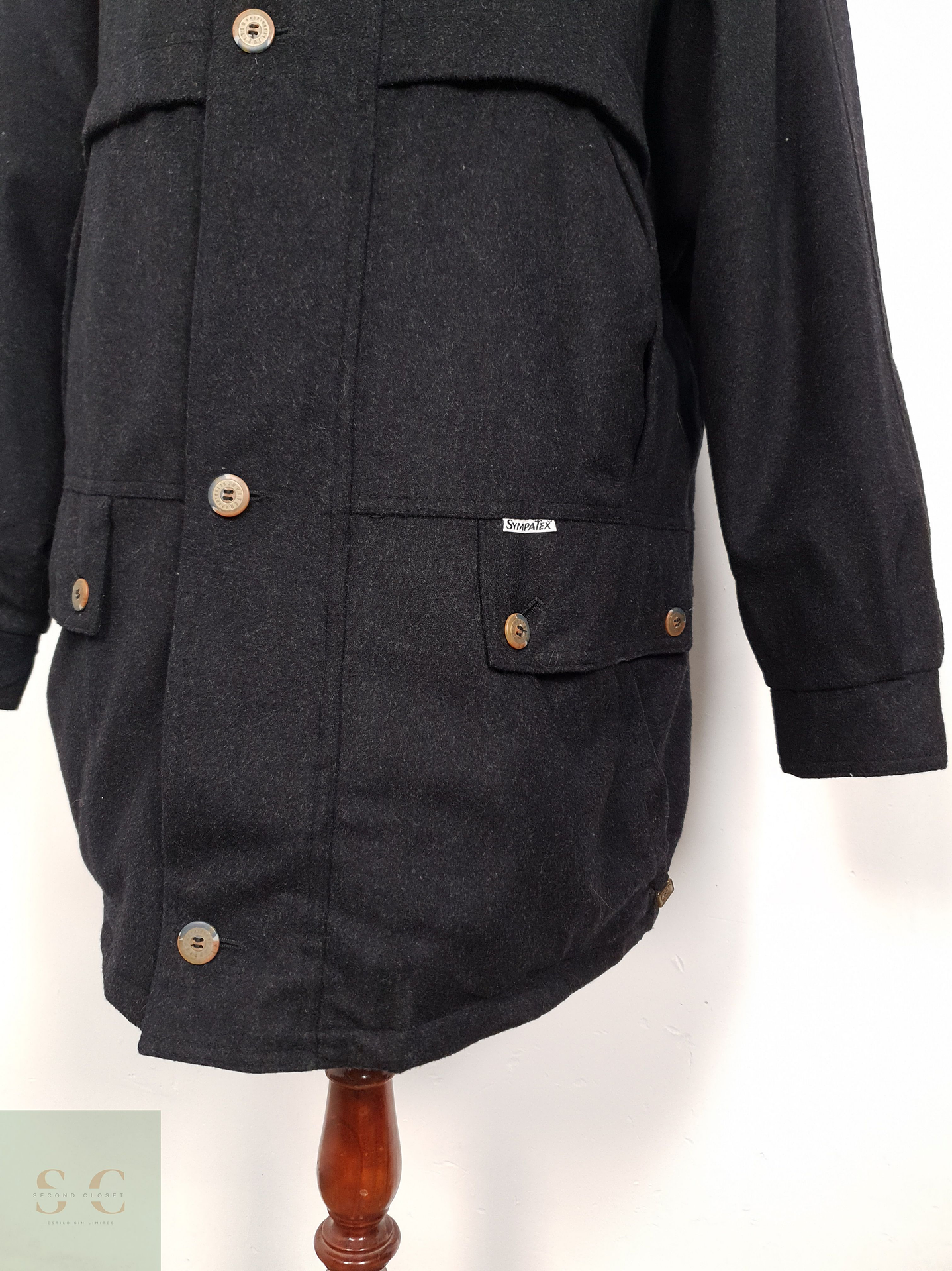 Chaqueton Hombre Jupiter 70 lana Sympatex plomo Talla XXXXL 8