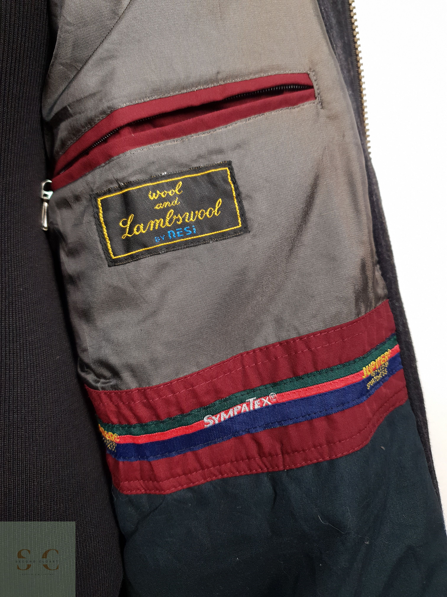 Chaqueton Hombre Jupiter 70 lana Sympatex plomo Talla XXXXL 13