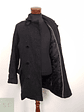 Abrigo Hombre Vintage 80 lana Plomo cruzado Talla SM - Miniatura 6