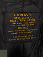 Abrigo Hombre Us Navy  70 lana Marinero negro Talla XXXL - Miniatura 7