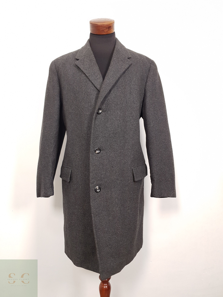 Abrigo Hombre Formtreu lana virgen Plomo claro Talla L 1