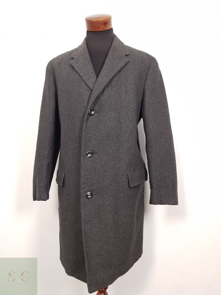 Abrigo Hombre Formtreu lana virgen Plomo claro Talla L 2