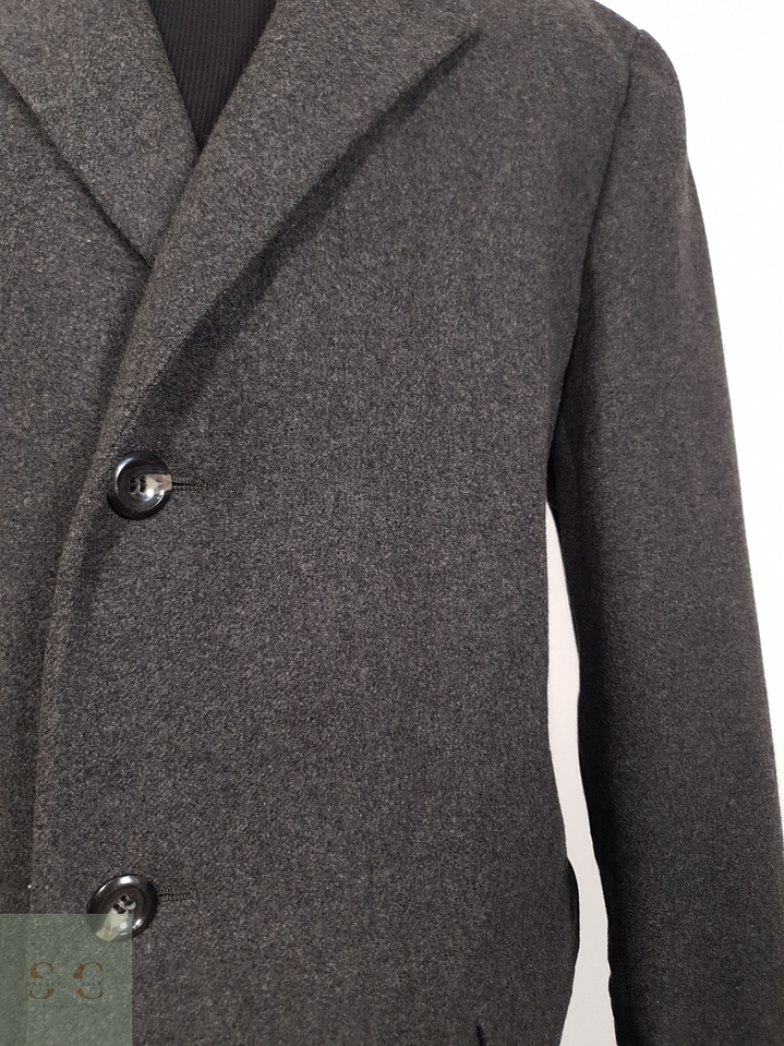 Abrigo Hombre Formtreu lana virgen Plomo claro Talla L 7