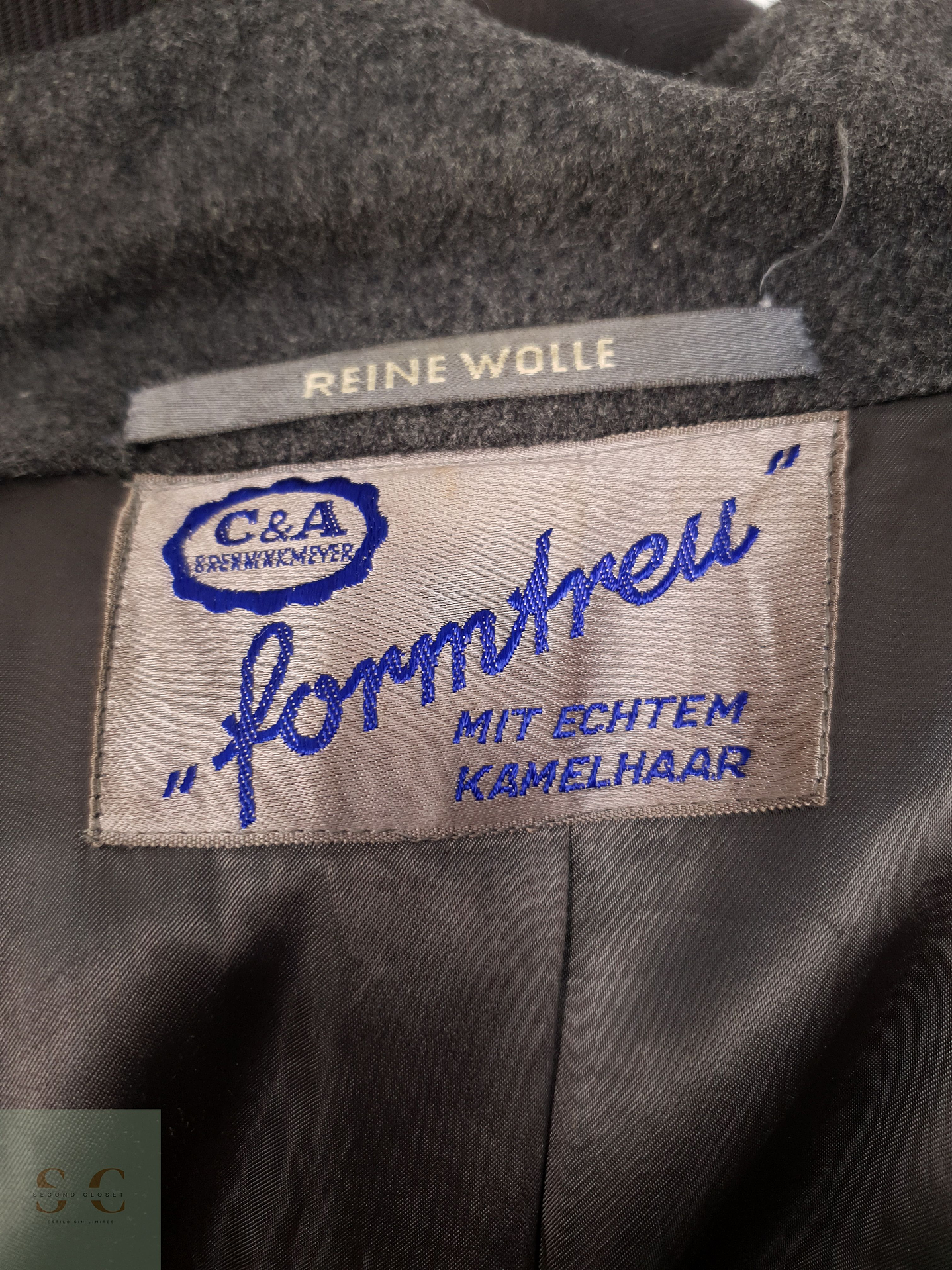 Abrigo Hombre Formtreu lana virgen Plomo claro Talla L 8