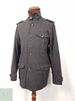 Chaqueta Hombre Vintage 70 lana Plomo Talla ML - Miniatura 1