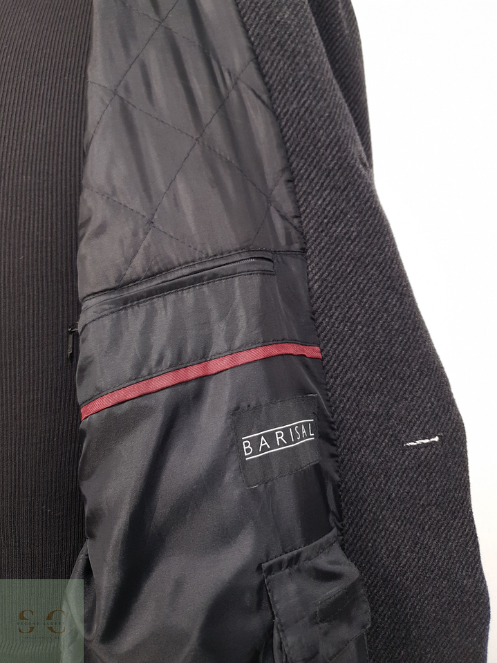 Abrigo Hombre Barisal 80 lana virgen Plomo Talla LXL 6