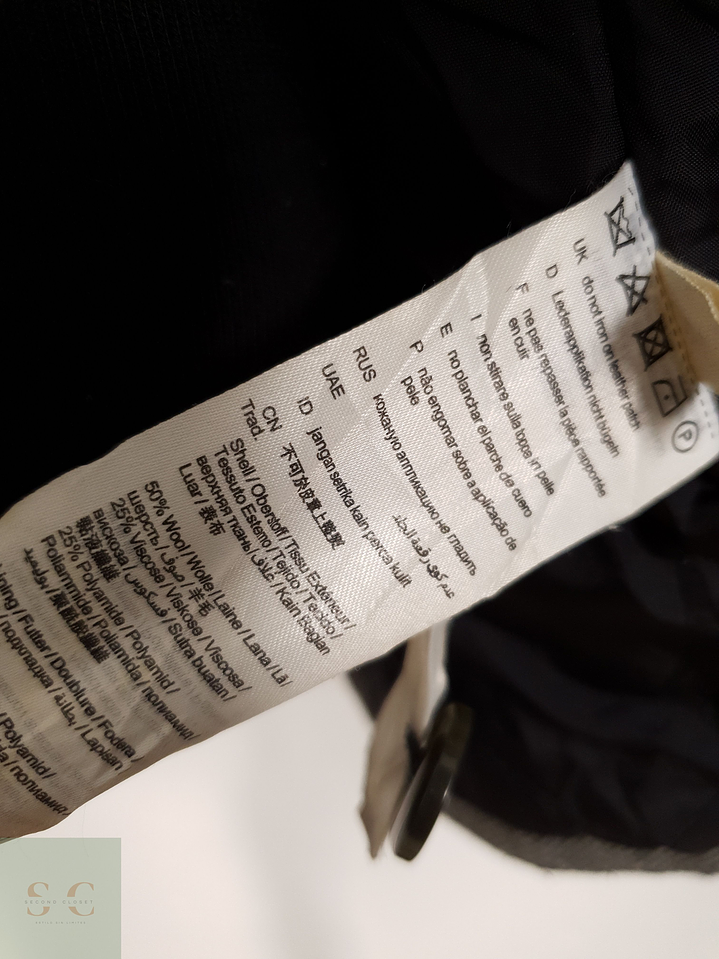 Chaqueta Hombre Esprit 50 lana Plomo Talla M 8