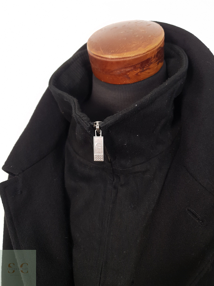 Abrigo Hombre Canda 60 lana Negro Talla XXL 7