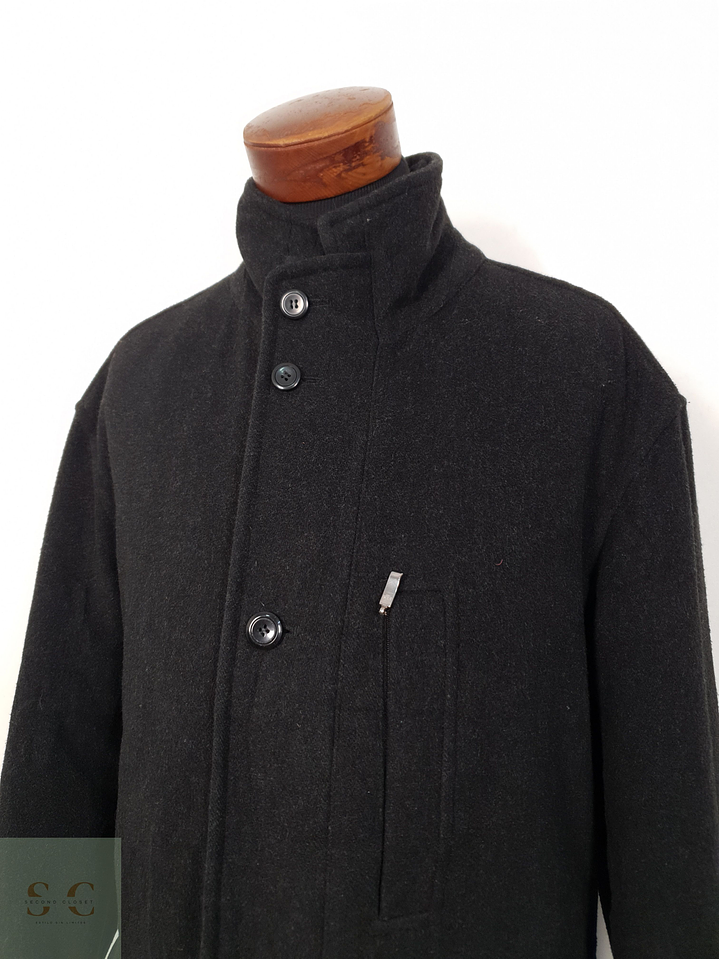 Abrigo Hombre Vintage sympatex Plomo Talla XXXL 2