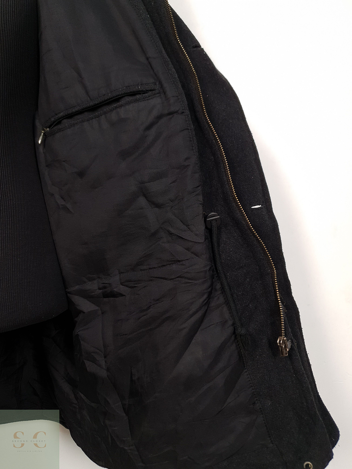 Abrigo Hombre Vintage sympatex Plomo Talla XXXL 9