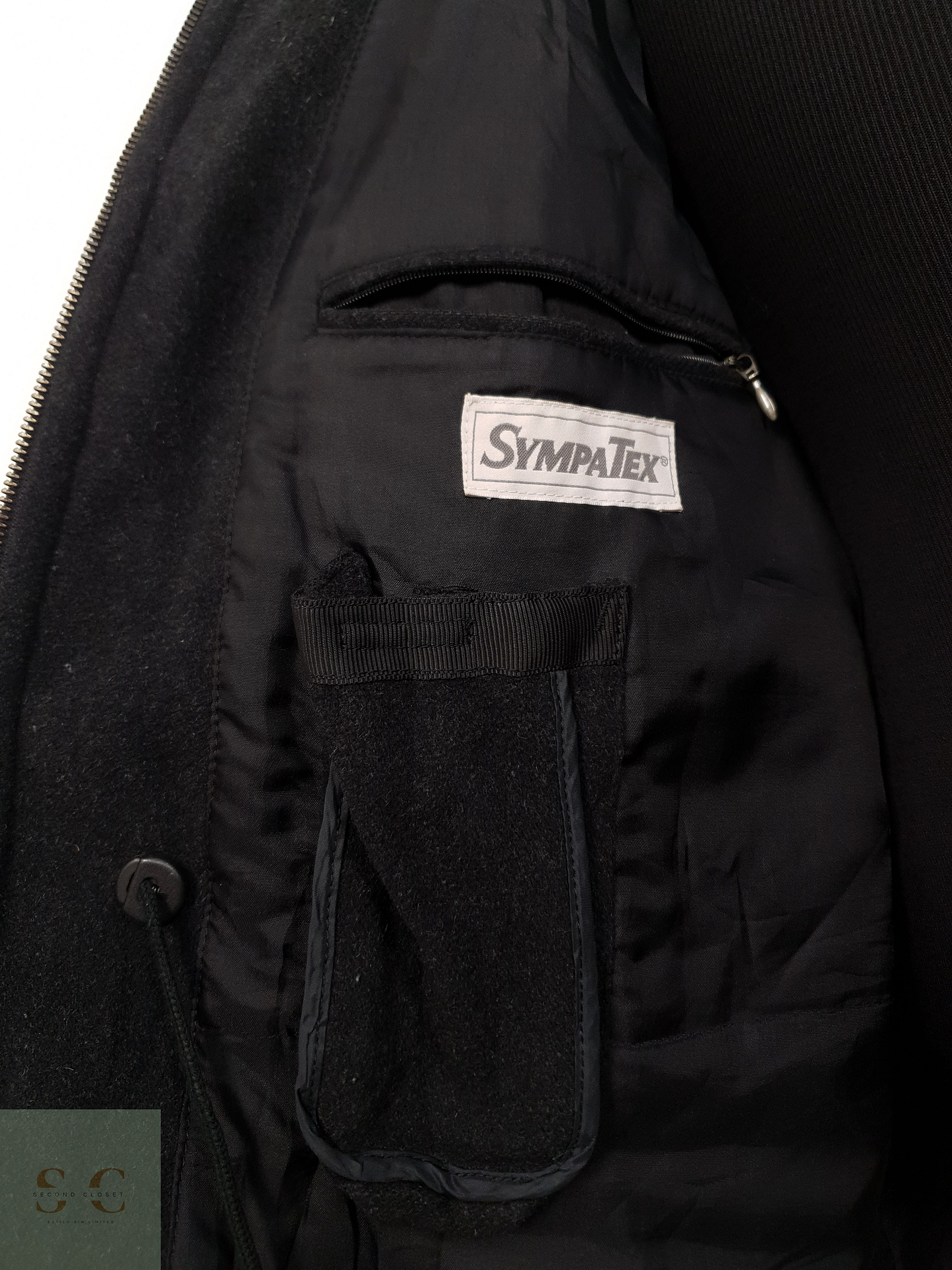 Abrigo Hombre Vintage sympatex Plomo Talla XXXL 10