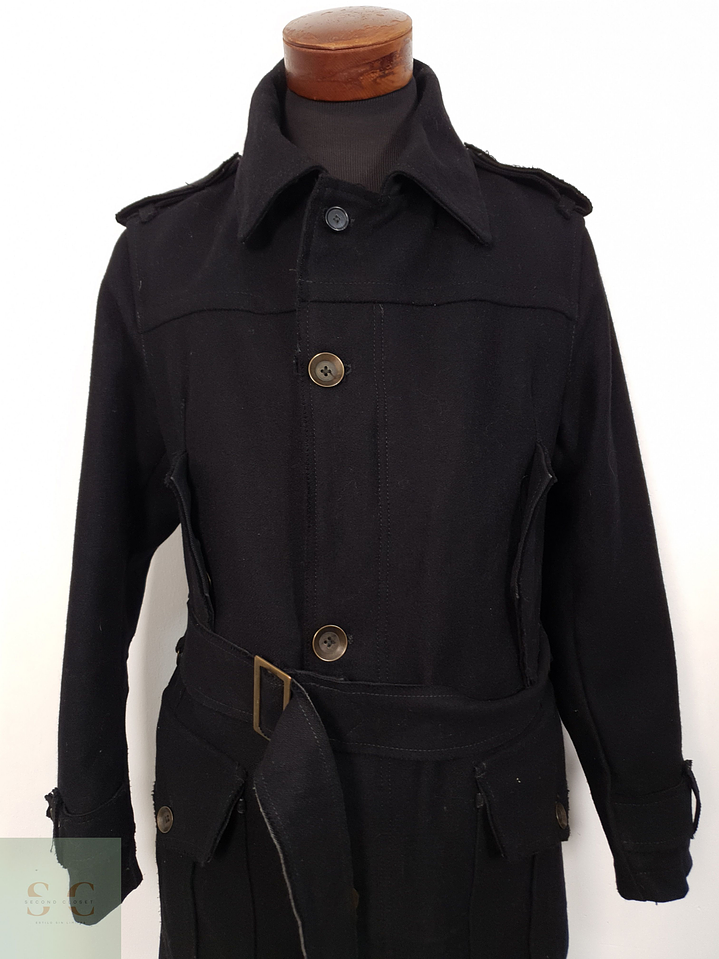 Abrigo Hombre We Are Replay 75 lana Negro japones Talla M 2