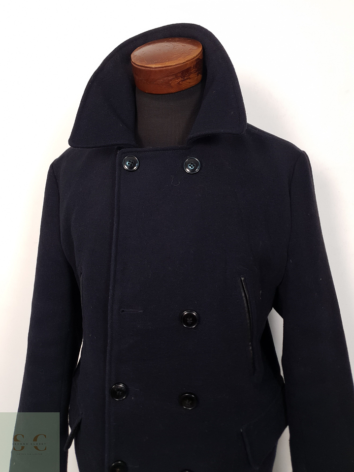 Abrigo Hombre Cedarwood State 50 lana Azul marinero Talla L 3