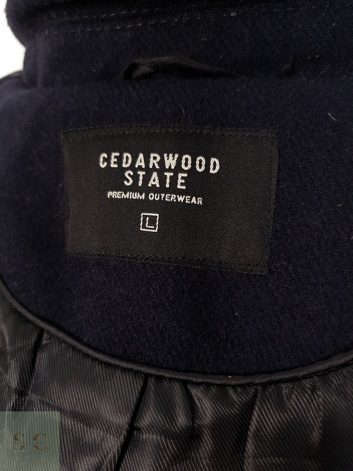 Abrigo Hombre Cedarwood State 50 lana Azul marinero Talla L 8