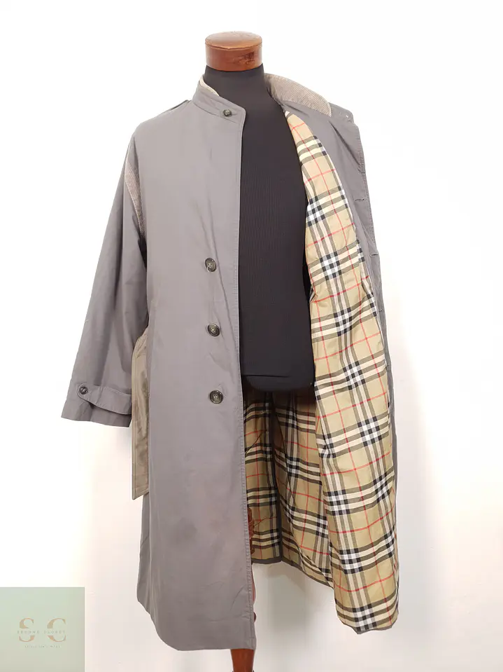 Gabardina Hombre Burberry Plomo - Talla M 1
