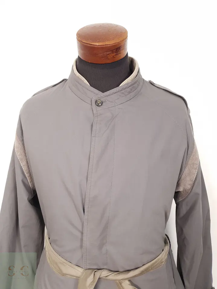 Gabardina Hombre Burberry Plomo - Talla M 4