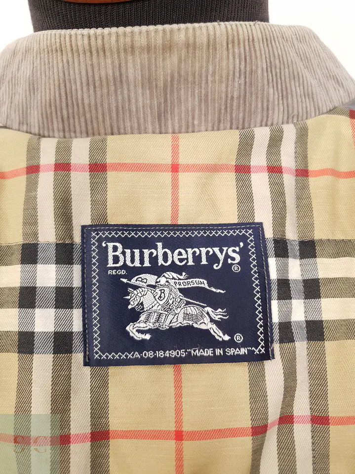 Gabardina Hombre Burberry Plomo - Talla M 9