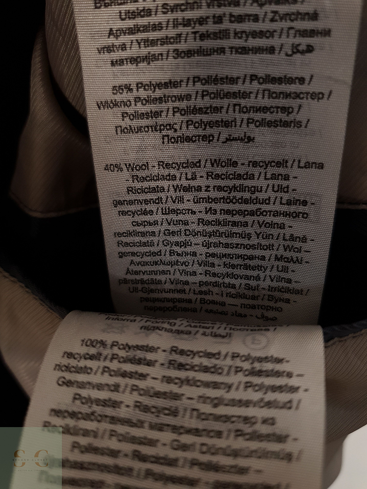 Abrigo Hombre Jack & Jones lana reciclada Camel Talla SM 8