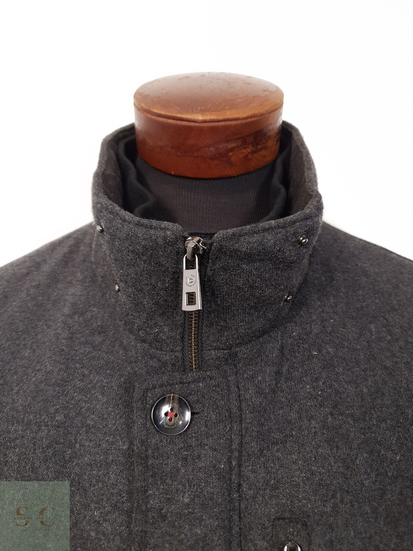 Abrigo Hombre Bugatti Plomo Talla XL 2