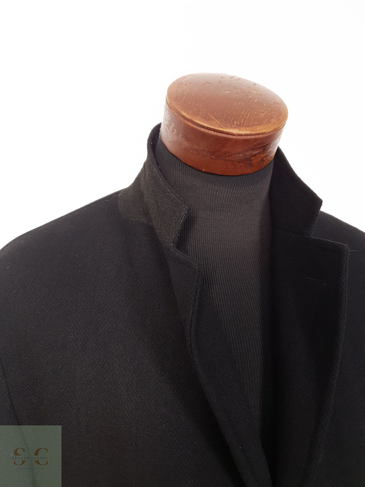 Abrigo Hombre Biaggini 70 lana virgen Negro Talla L 3