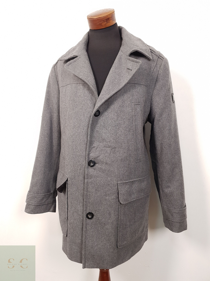 Abrigo Hombre St Oliver 70 lana Gris Talla XL 3