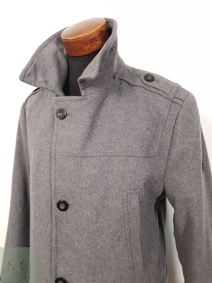 Abrigo Hombre St Oliver 70 lana Gris Talla XL 6