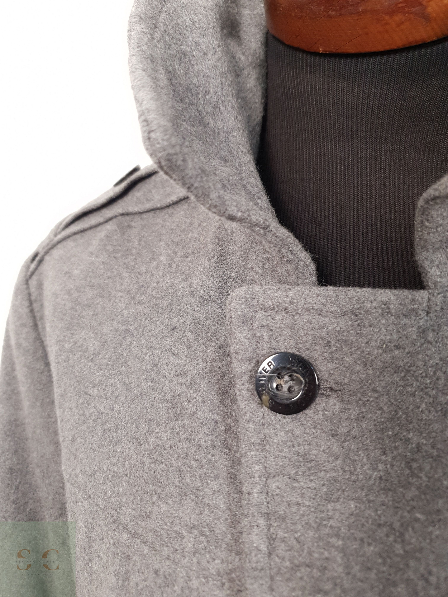 Abrigo Hombre St Oliver 70 lana Gris Talla XL 12