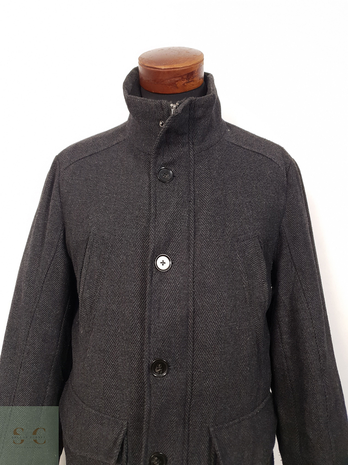 Abrigo Hombre Dunmore 60 lana Plomo Talla M 2