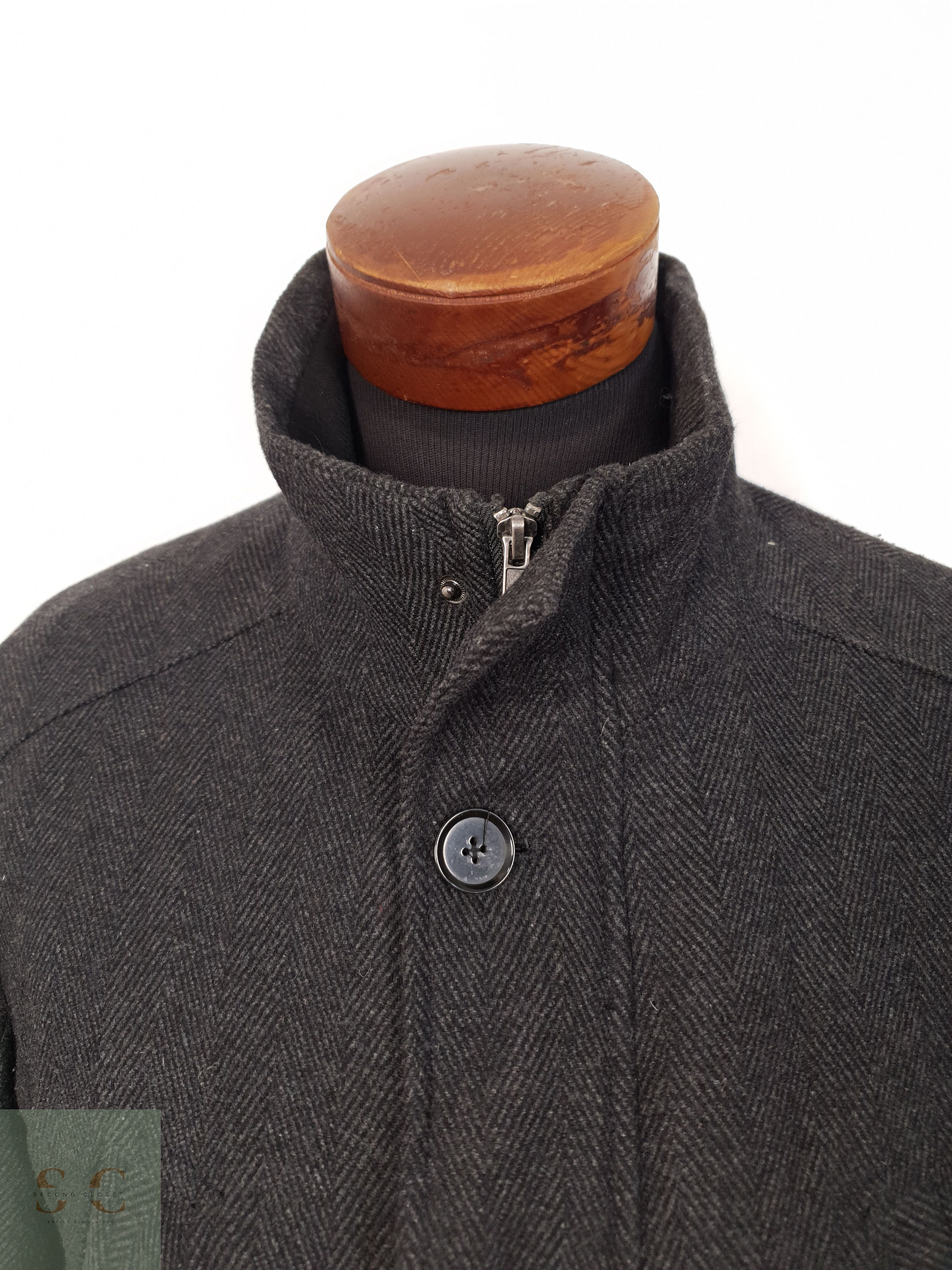 Abrigo Hombre Dunmore 60 lana Plomo Talla M 3