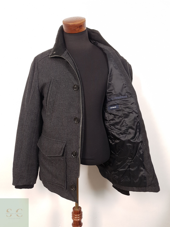 Abrigo Hombre Dunmore 60 lana Plomo Talla M 5