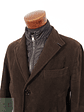 Abrigo Hombre Vintage algodon Cafe Talla SM - Miniatura 4