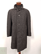 Abrigo Hombre Harris Tweed lana Plomo vintage Talla XL - Miniatura 1