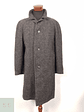 Abrigo Hombre Harris Tweed lana Plomo vintage Talla XL - Miniatura 3