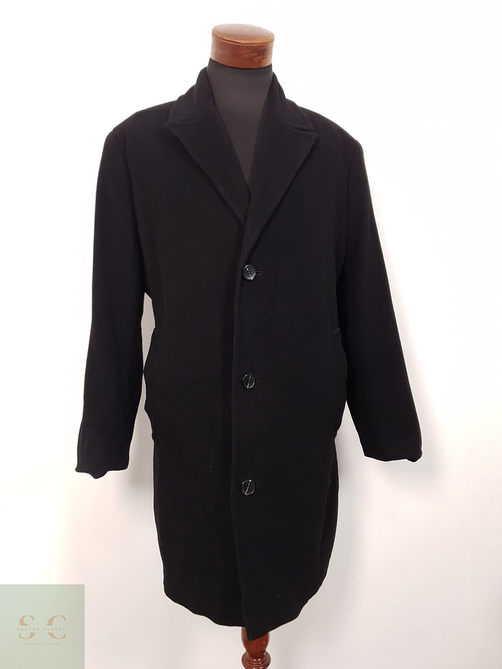 Abrigo Hombre Canda 80 lana Negro Talla LXL 3