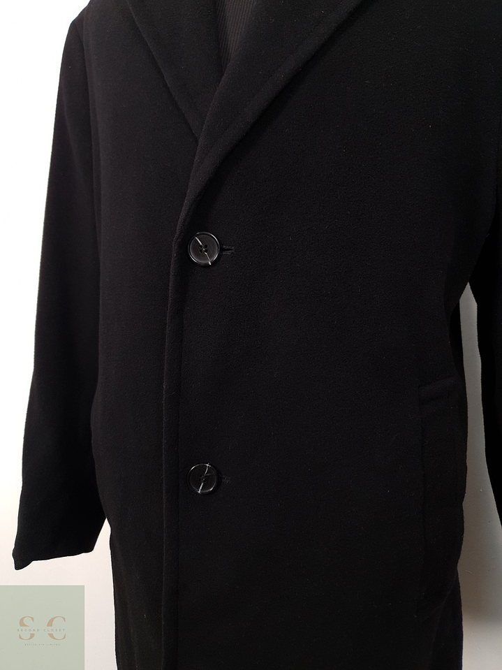 Abrigo Hombre Canda 80 lana Negro Talla LXL 4