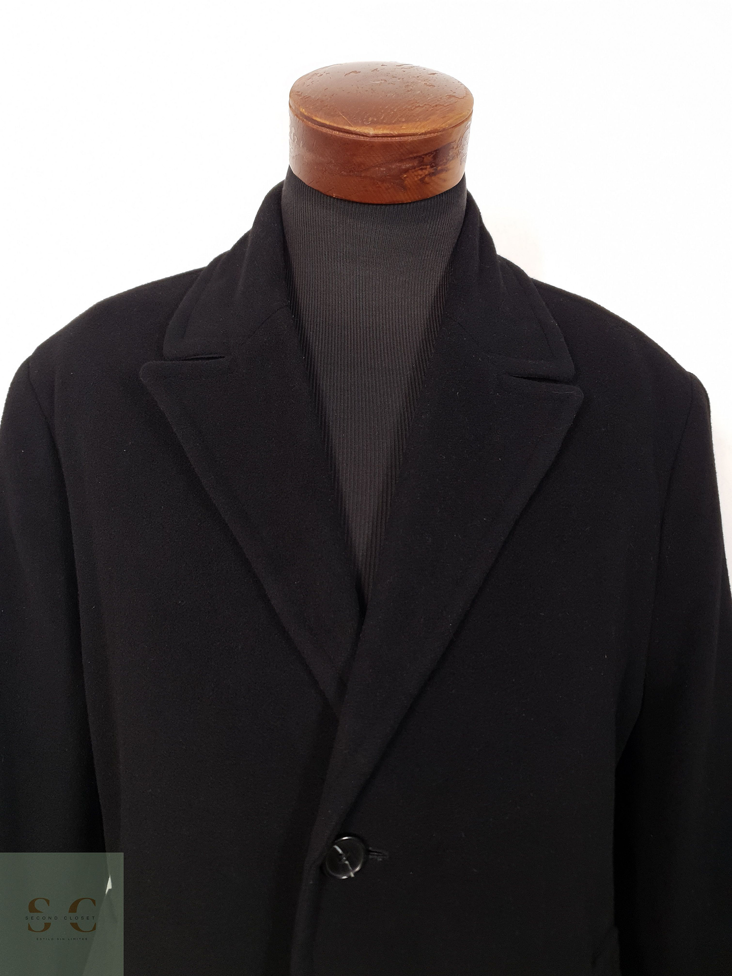 Abrigo Hombre Canda 80 lana Negro Talla LXL 6