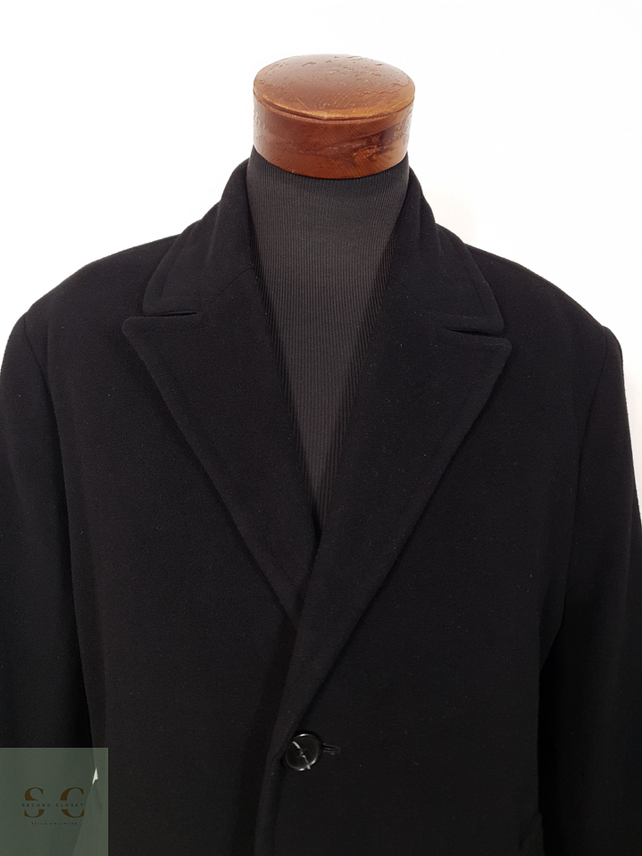 Abrigo Hombre Canda 80 lana Negro Talla LXL 6